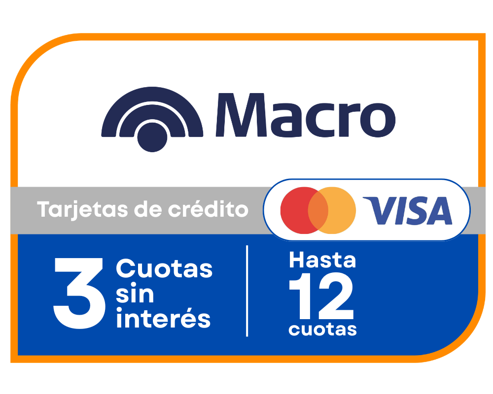  3 cuotas sin interés